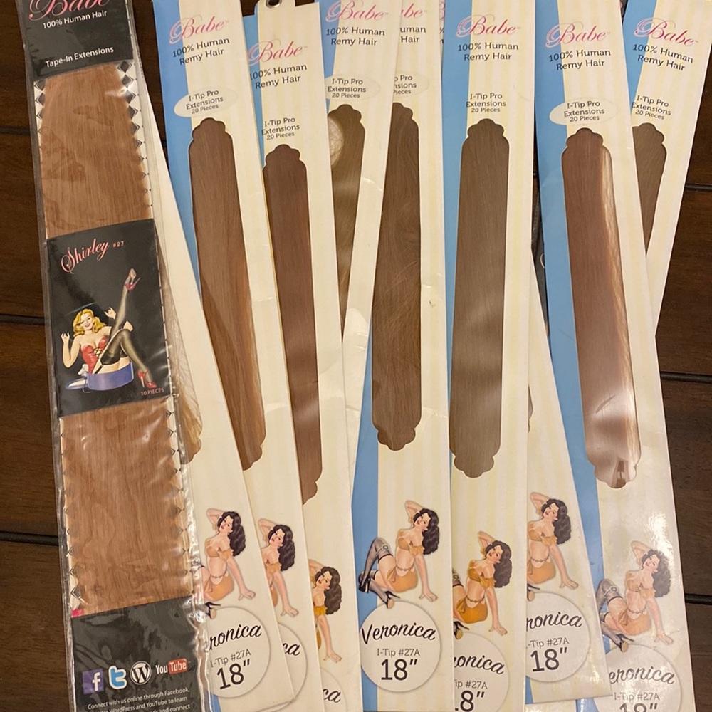 18 INCH I-tip HAIR EXTENSIONS (#27A)